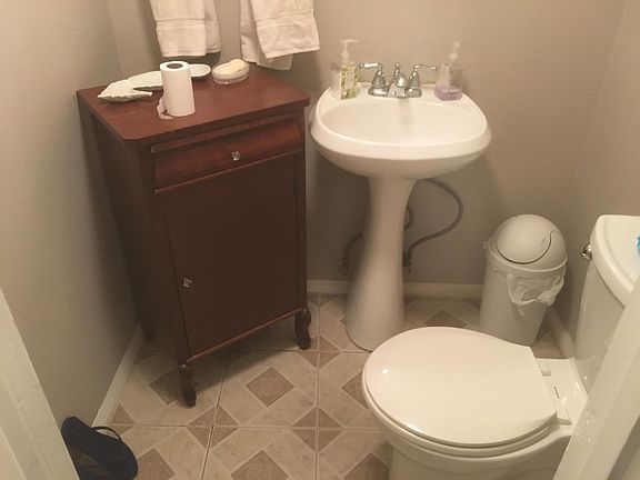 Half bath off kitchen