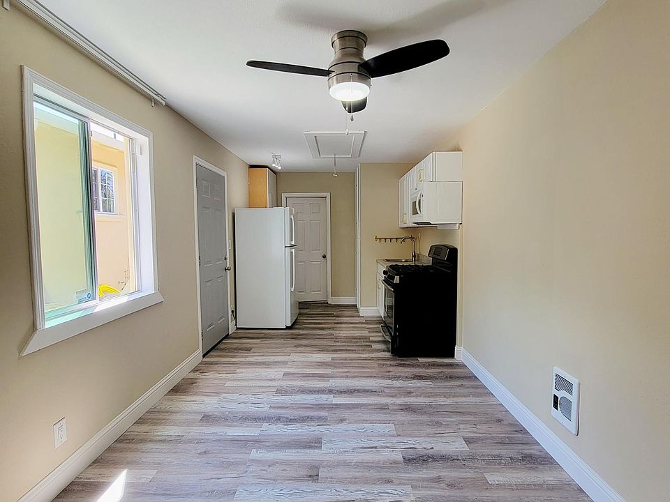 Ceiling fan and heater provided for heating and cooling.