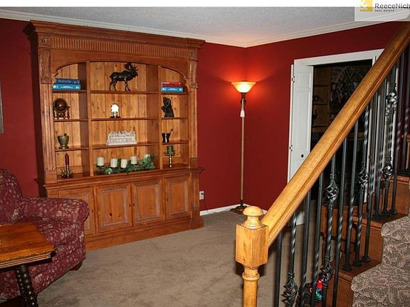 Living Room is located just off the entry and  provides access to the family room through the French doors.