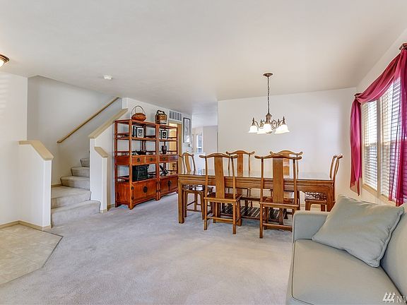 Designated dining area has plenty of room for large dining set and open concept to the living area.