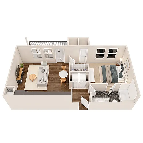 Floor plan Blanco