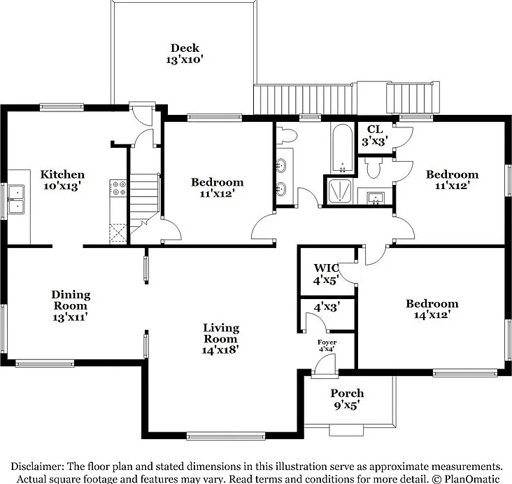 3 bed, 2.0 bath, 1296 sqft, $1,345 — Photo 3