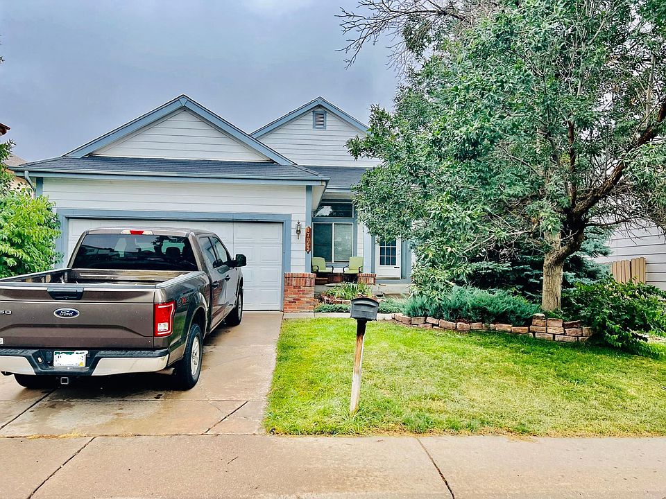 Professionally landscaped front yard