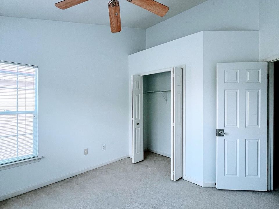 Closet with extra storage space above it