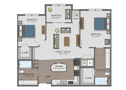 Floor plan TESLA