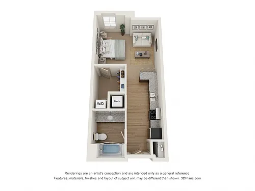 Floor plan Clark