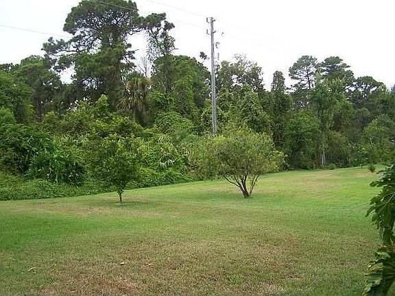 Large private backyard