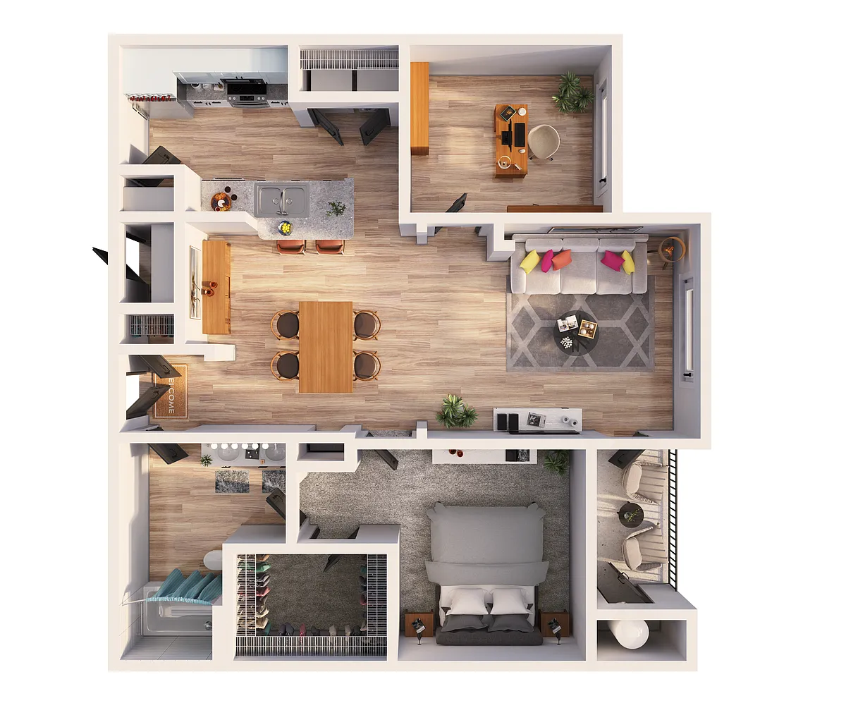 Floor plan B3 - Montreal
