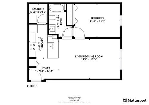 Floor plan 403-503