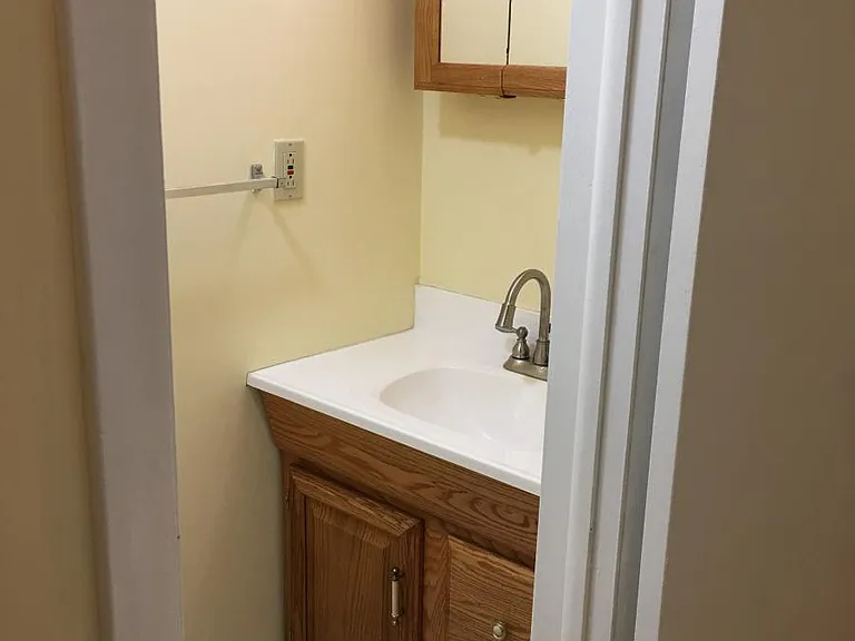Basement half bath