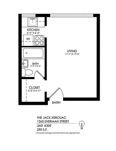 Floor plan Studio