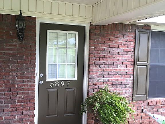 Carport door entry