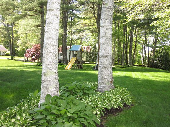 Perfectly manicured lawns