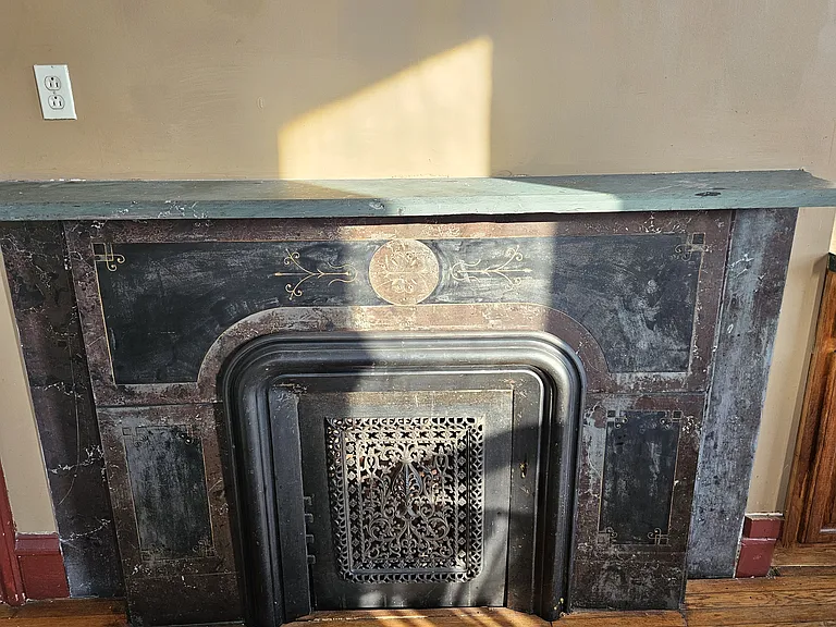 Marble Fireplace-Kitchen