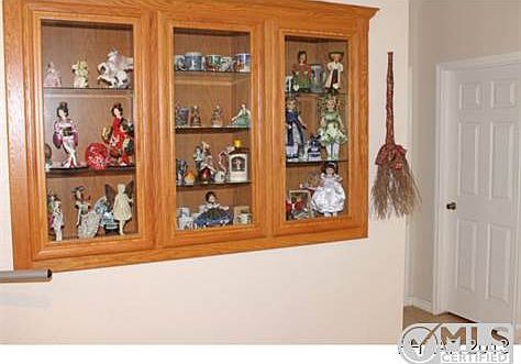 Built In Case In Foyer