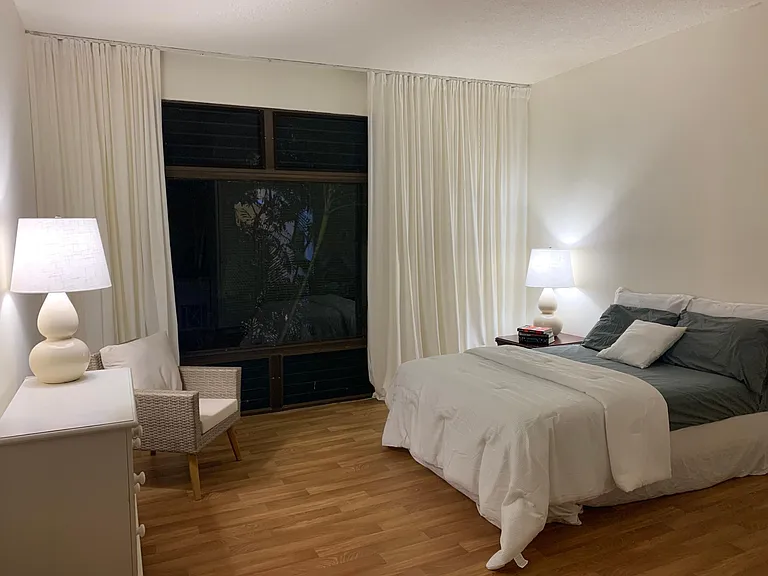 Main bedroom at night..