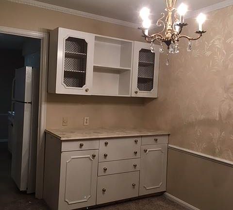 Dining Room has a built-in china cabinet