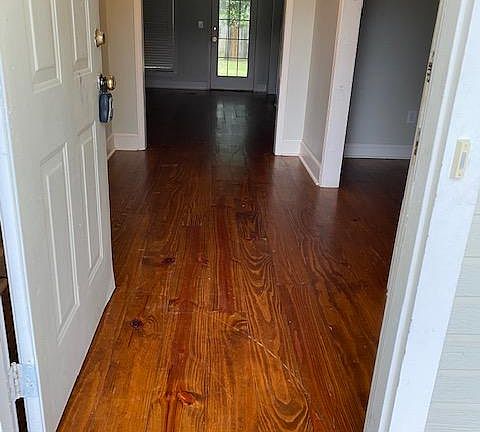 Front door view into foyer