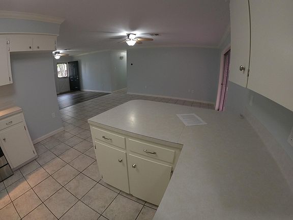 View from kitchen looking into living area