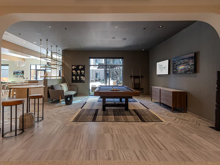 billiards room