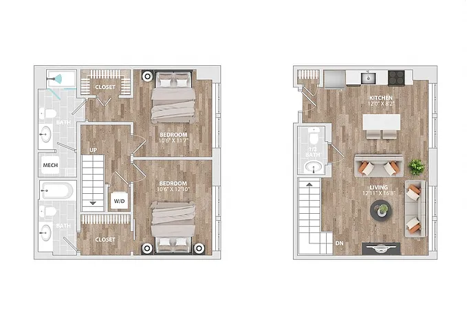 Floor plan B2BD