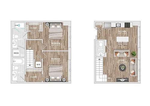 Floor plan B2BD