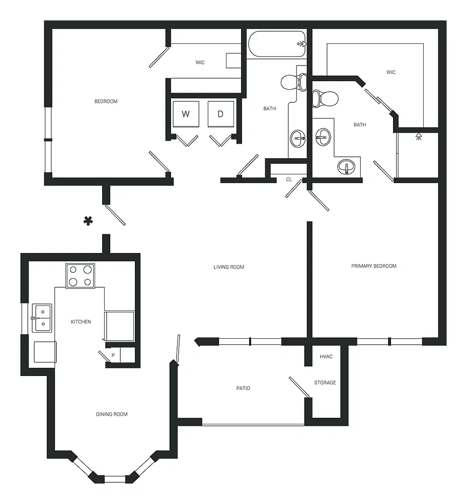 Floor plan Caroline