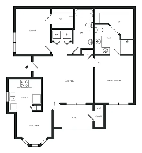 Floor plan Caroline
