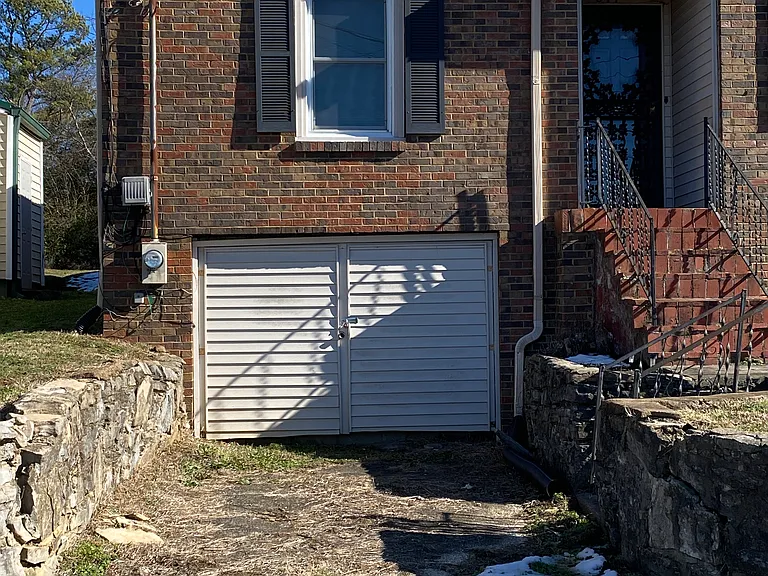 Side of house parking.