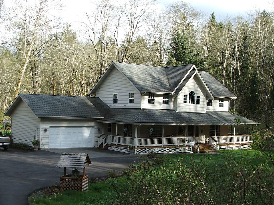 Front Elevation with wrap-around porch