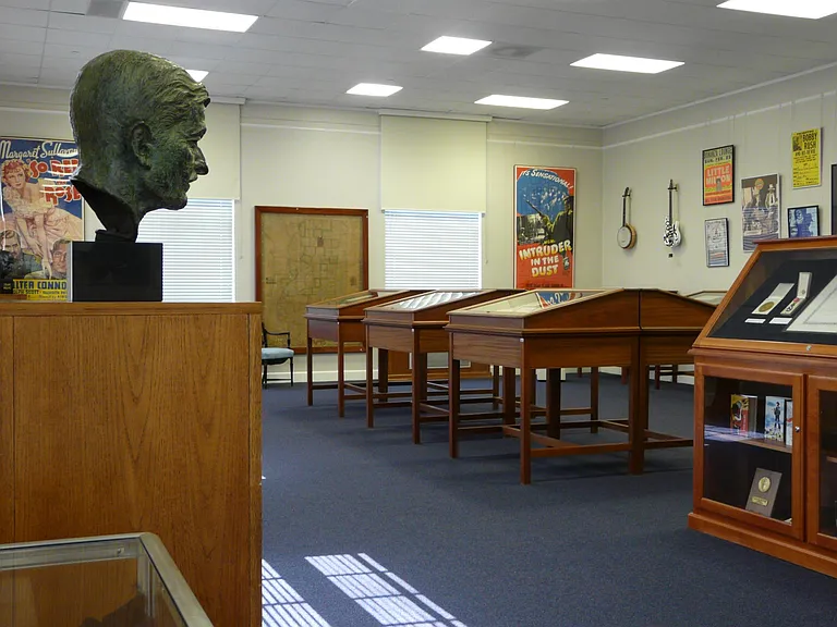 Display Cases we built for The William Faulkner Collection
