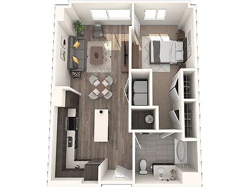 Floor plan A6B