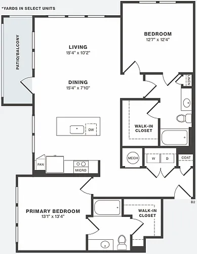 Floor plan B2