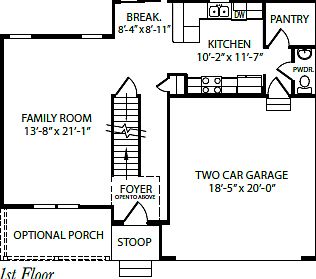 The Aubrey- 1st Floor, Plan