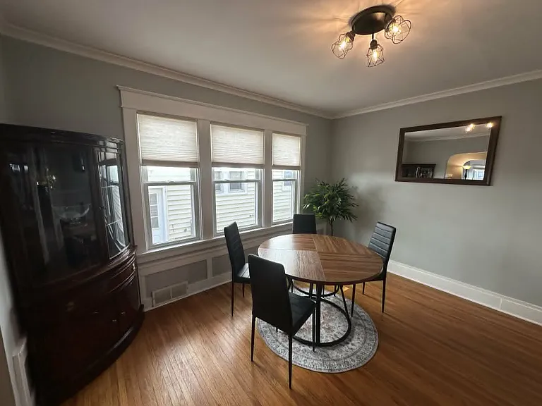 Bright formal dining room_perfect for family dinners, entertaining, or working from home.