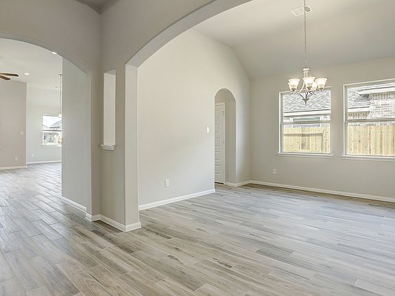 Dining room with access to kitchen