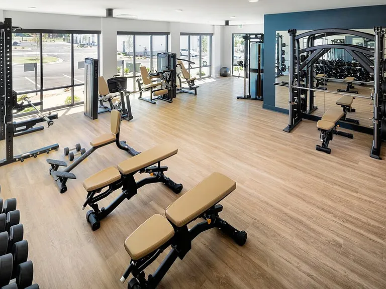 Two-level state-of-the-art fitness center