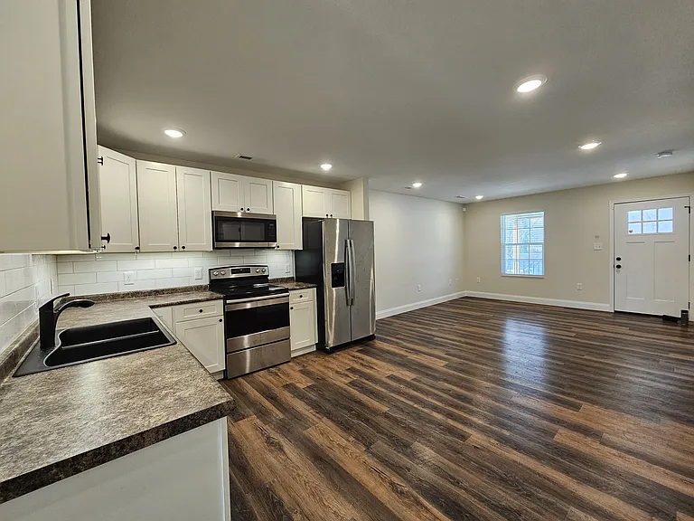 Kitchen looking into living room 
*May be a photo of a similar unit