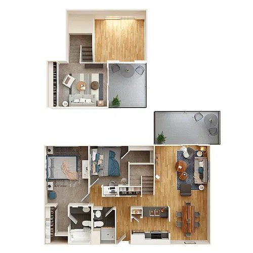 Floor plan B3