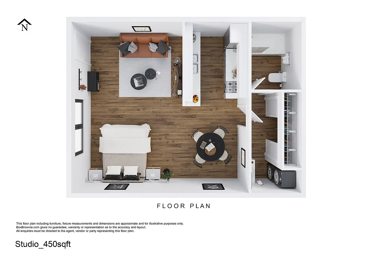 Floor plan Studio