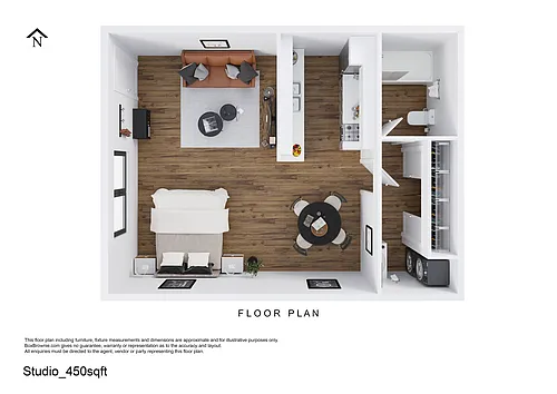 Floor plan Studio