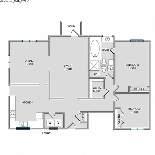 Floor plan Winchester