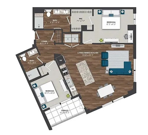 Floor plan TH2