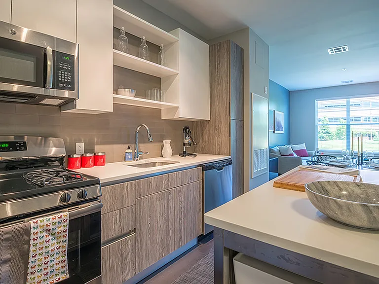 Well appointed kitchens featuring ample storage options