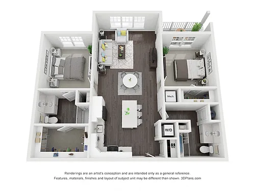 Floor plan 2BJ
