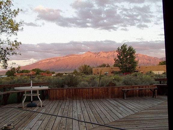 Sandra mountains sunset
