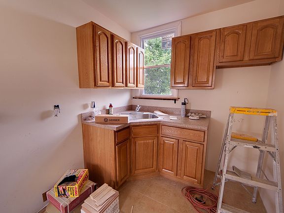 Kitchen being renovated