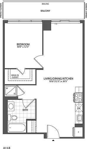 Floor plan 407