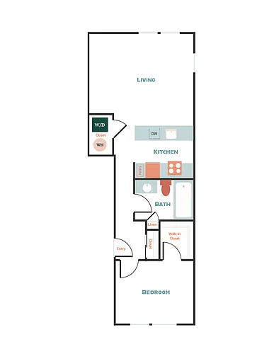 Floor plan 1X1 A9
