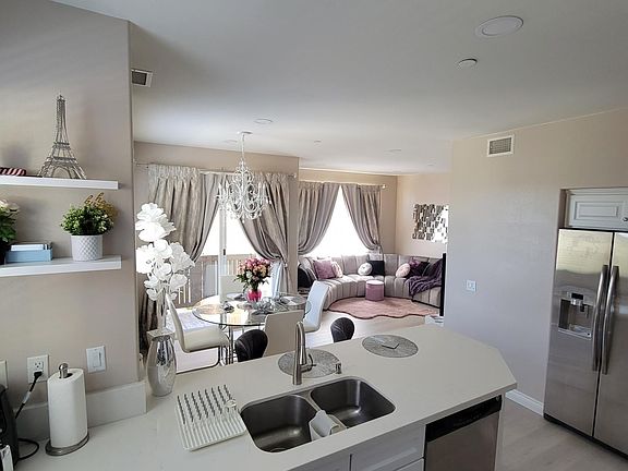 Open kitchen area